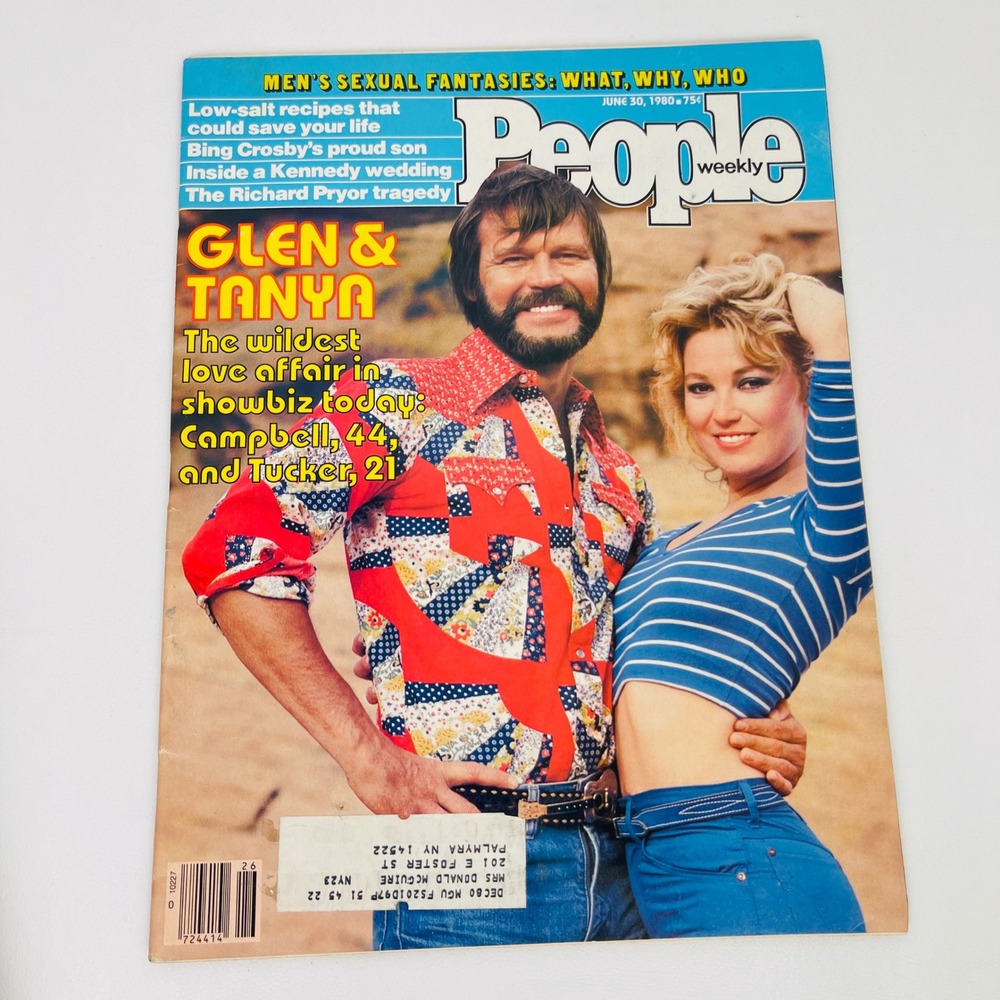 People Weekly Magazine June 30 1980 Glen Campbell Tanya Tucker Richard Pryor GD